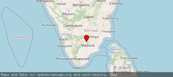 Regional level in Madurai District, Tamil Nadu, India 