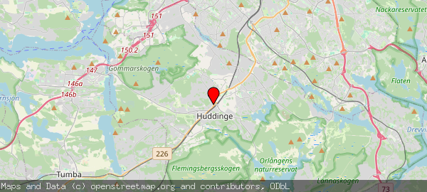 Huddingevägen, Huddinge, Sverige