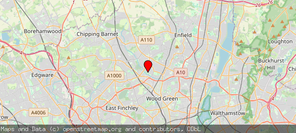 Morton Way, Arnos Grove, London N14, UK