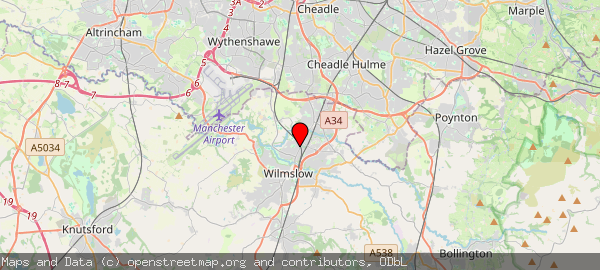 Manchester Rd, Wilmslow SK9, UK