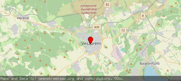 Veszprém, Óvári Ferenc út, 8200 Magyarország